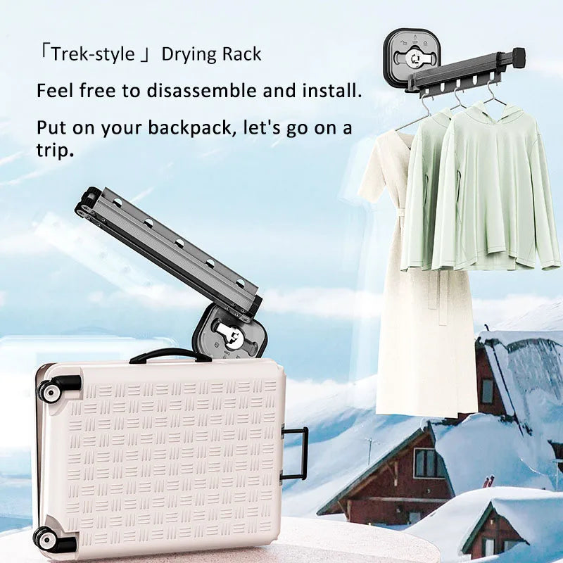 BowLift | Foldable Wall Mounted Drying Rack
