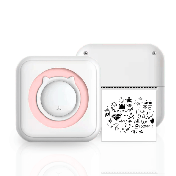 BowLift | Mini Portable Mobile Phone to Photo Printer Instant Small Sticker Emoji Picture Thermal Bluetooth Connection