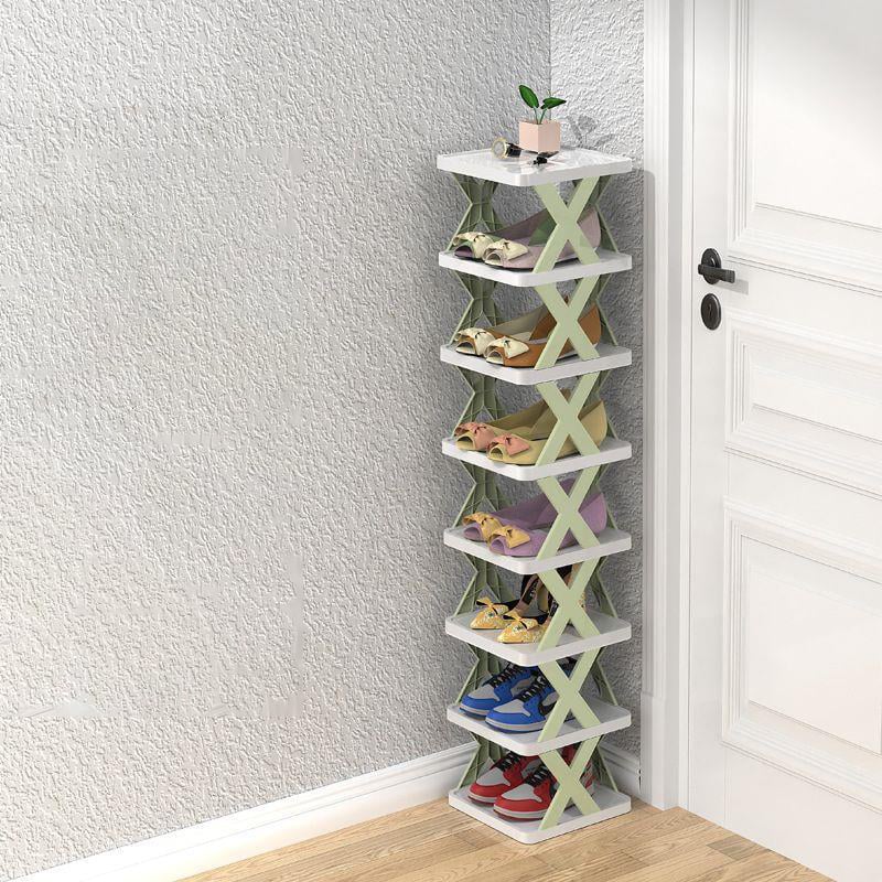 BowLift | BowLift | Narrow shoe rack made of wood for space-saving storage