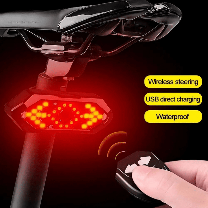 BowLift | Rechargeable bicycle rear light with remote control & 32 LEDs