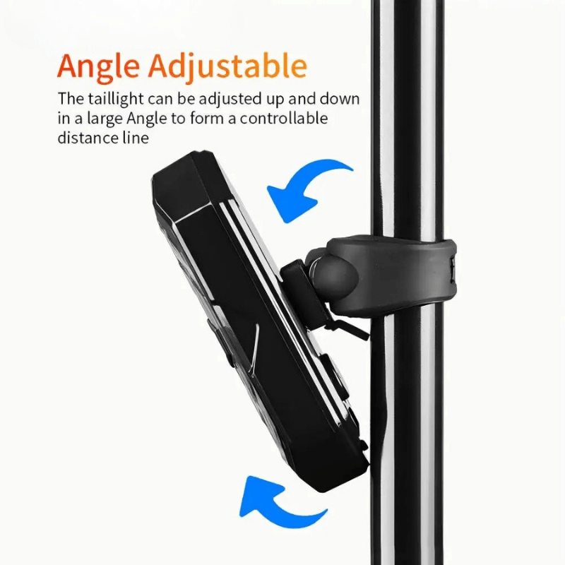 BowLift | Rechargeable bicycle rear light with remote control & 32 LEDs