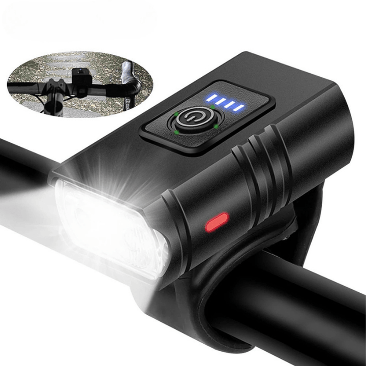 BowLift | Rechargeable LED bike front light with 6 modes & USB-C charging function
