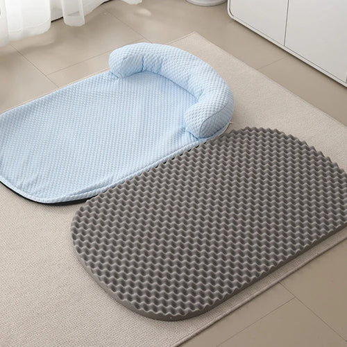 FurCool French Bulldog Cooling Mat – Breathable Washable Summer Silk Bed | Bowlift