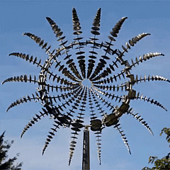 BowLift Metal Wind Spinner for Garden