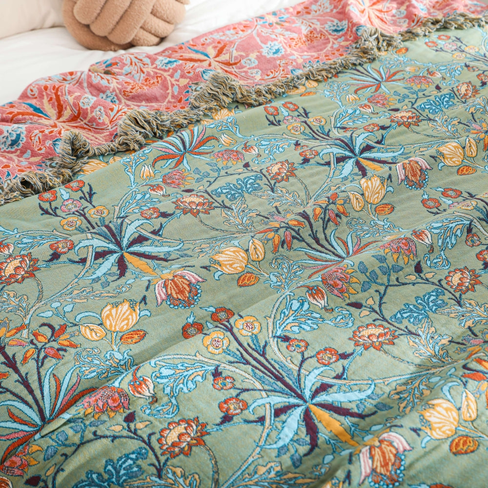 BowLift | Wild Petal Pure Cotton Reversible Blanket