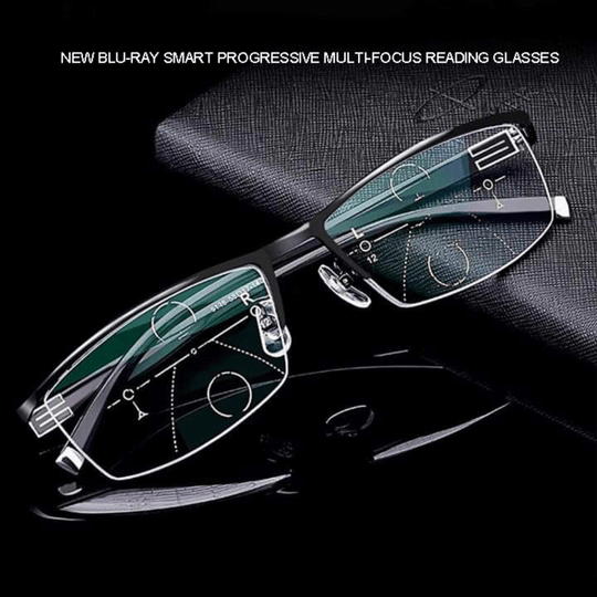 BowLift | Optivista Multifocal Glasses with Automatic Vision Adjustment and Blue Filter