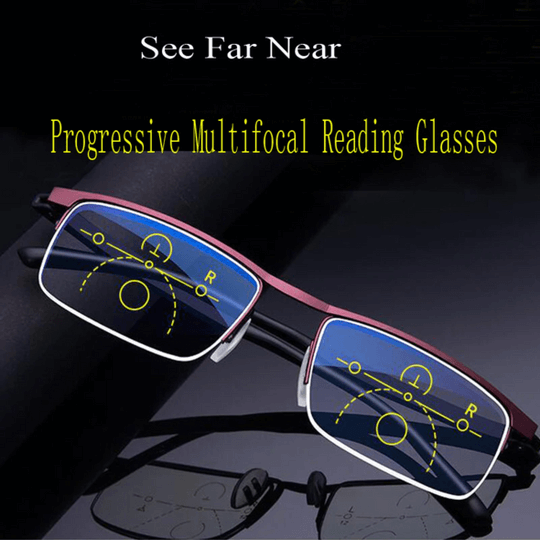 BowLift | Optivista Multifocal Glasses with Automatic Vision Adjustment and Blue Filter