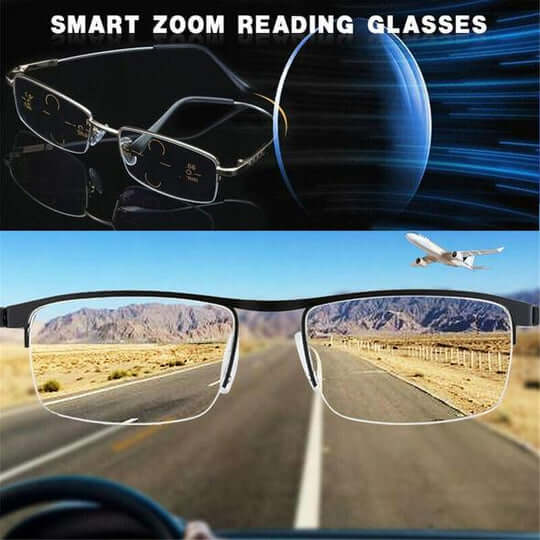 BowLift | Optivista Multifocal Glasses with Automatic Vision Adjustment and Blue Filter