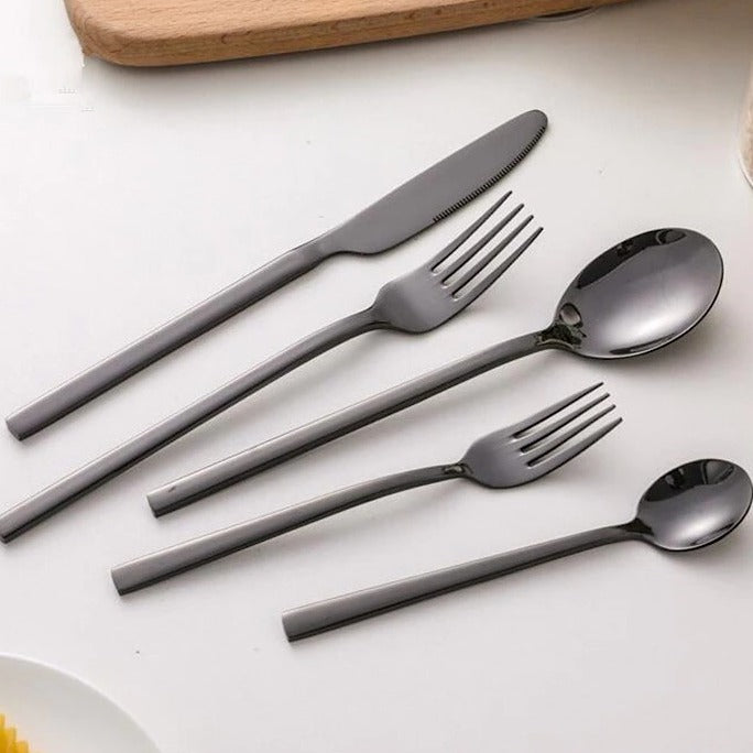 BowLift | Golden Cutlery Set 30-piece | Elegant Stainless Steel Cutlery
