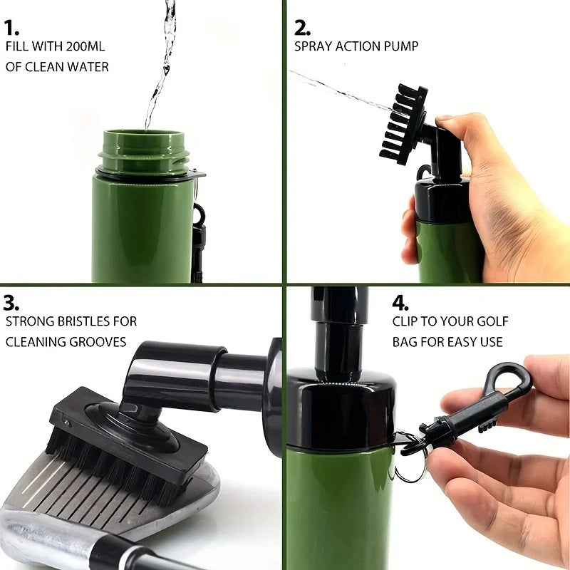 BowLift | Portable Golf Club Cleaner Brush