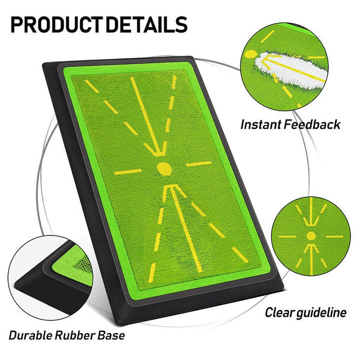 Golf Swing Tracker Mat - Use at Home or Park Bowlift