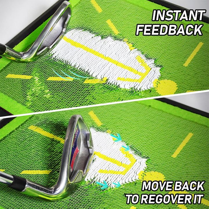 Golf Swing Tracker Mat - Use at Home or Park Bowlift