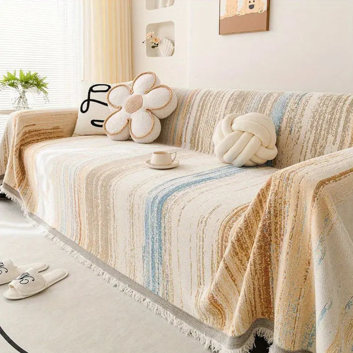 BowLift | Serene Stripes Sofa Cover