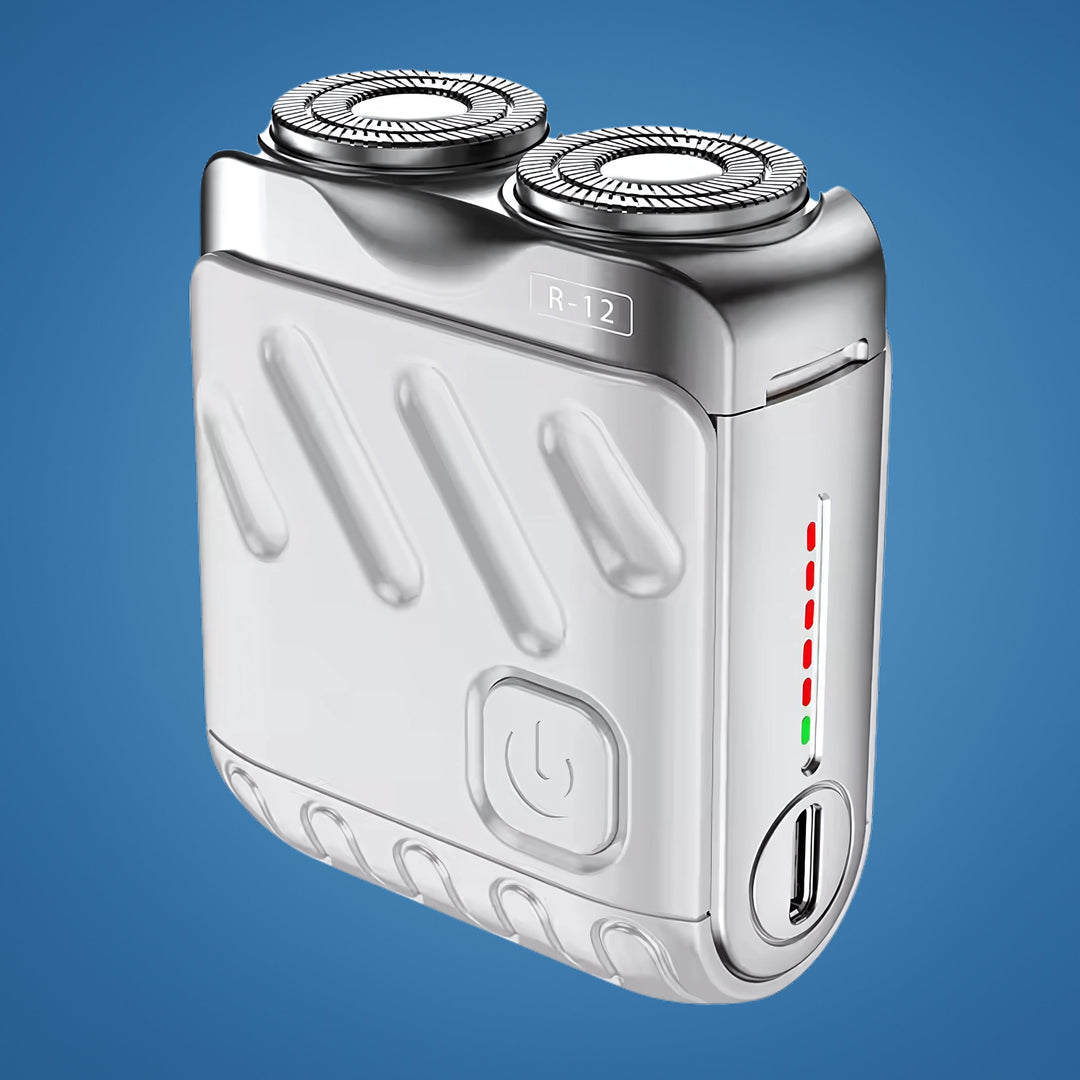SmoothEdge | Rotary Electric Shaver – Dual-Ring Blades – Water-Resistant – Men's Grooming Bowlift