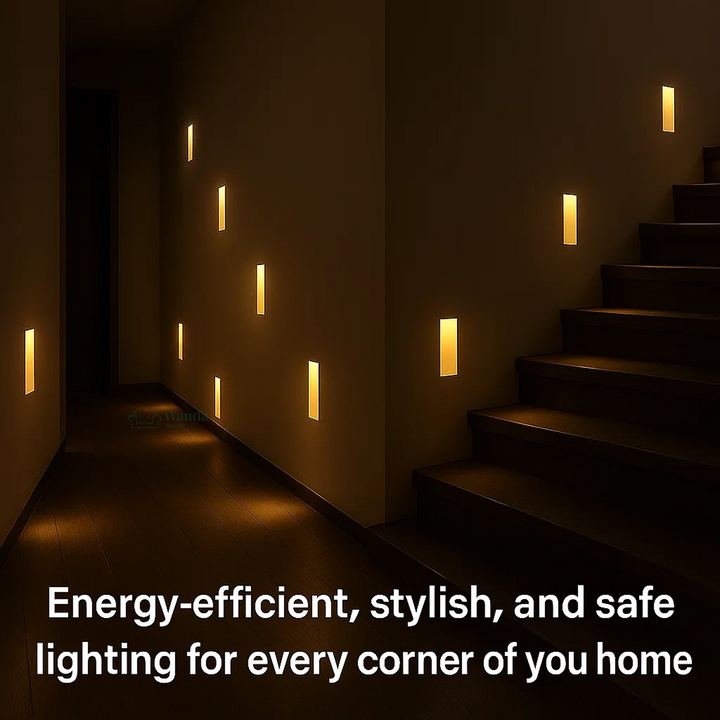 BowLift | LED Recessed Wall Sconces | Motion Sensor. Energy-Efficient & Ideal for Hallways. Living Rooms. and Bedrooms