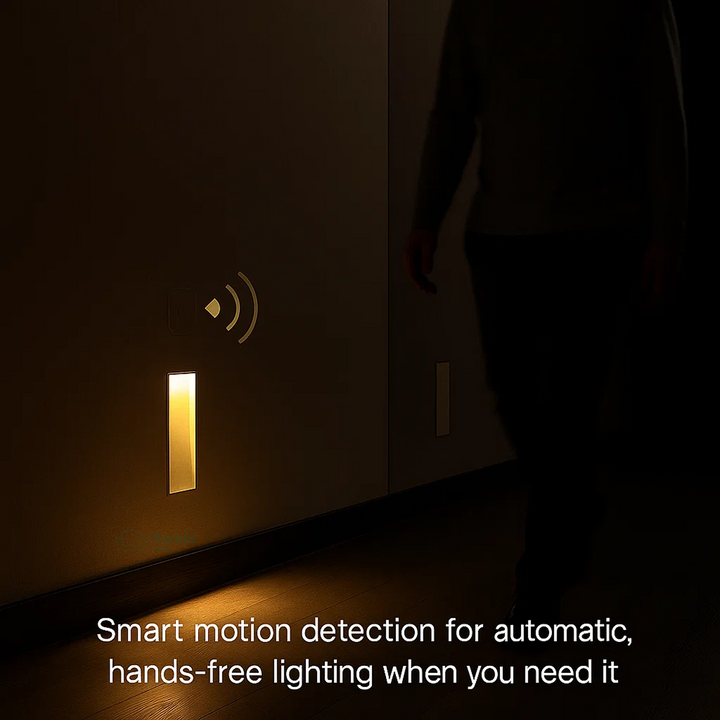 BowLift | LED Recessed Wall Sconces | Motion Sensor. Energy-Efficient & Ideal for Hallways. Living Rooms. and Bedrooms
