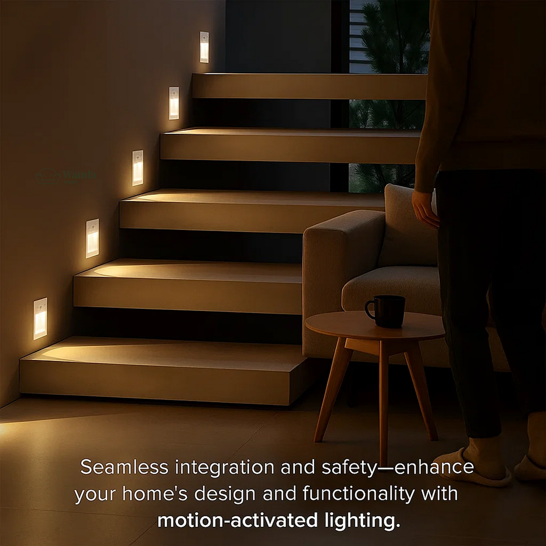 BowLift | LED Recessed Wall Sconces | Motion Sensor. Energy-Efficient & Ideal for Hallways. Living Rooms. and Bedrooms
