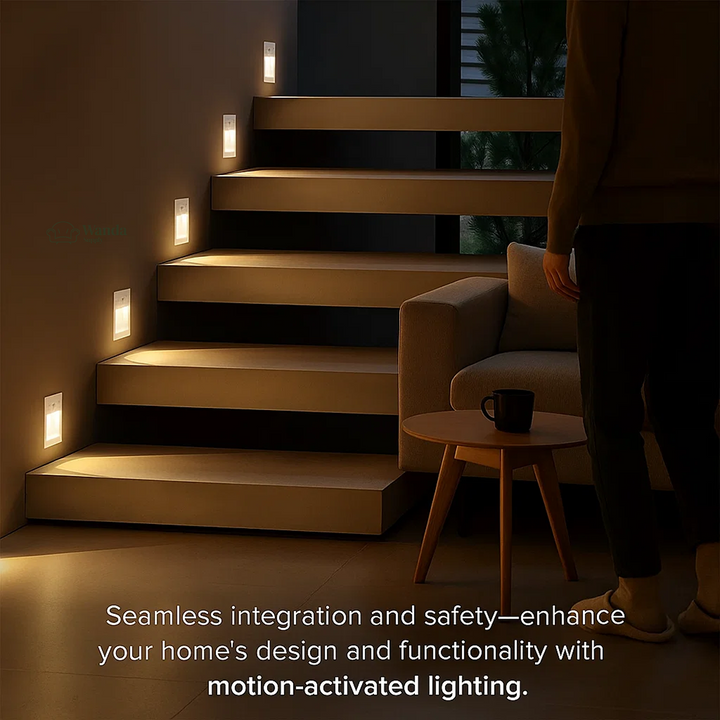 BowLift | LED Recessed Wall Sconces | Motion Sensor. Energy-Efficient & Ideal for Hallways. Living Rooms. and Bedrooms