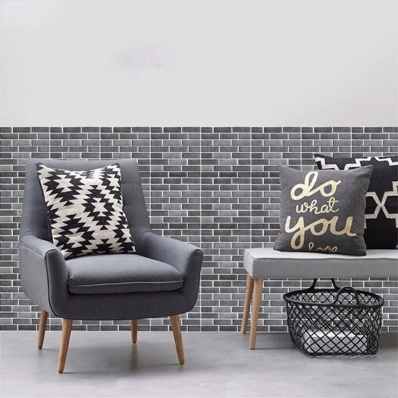 BowLift | 3D Self-Adhesive Cobblestone Wall Stickers