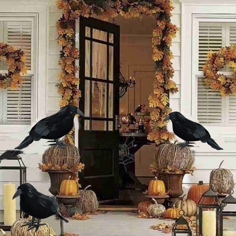 BowLift | Black Crow Halloween Home Decor