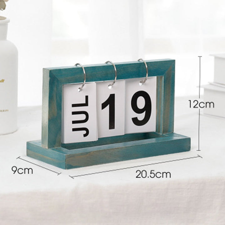 BowLift | Wooden Flip Desktop Daily Calendar