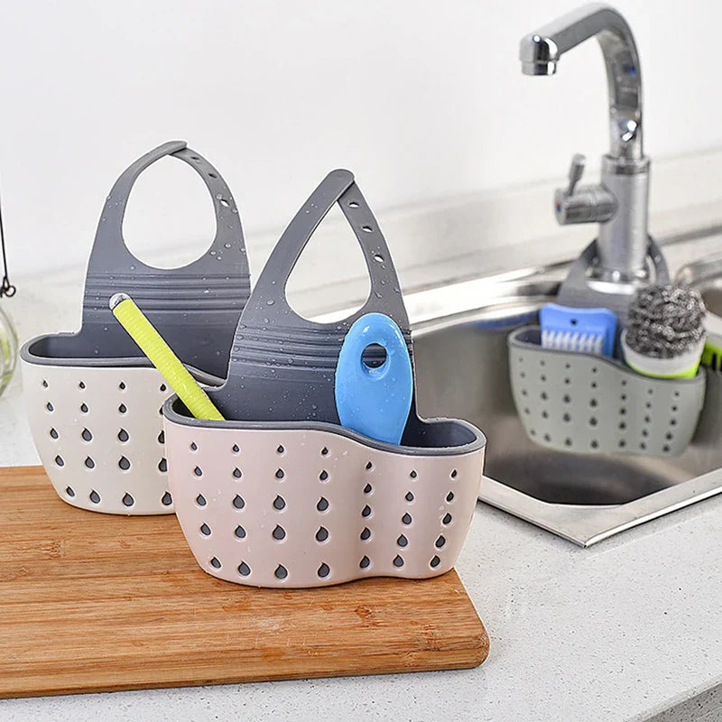 FlexiSink – Adjustable Hanging Sink Organizer | Sponge and Soap Holder for Kitchen & Bath Bowlift