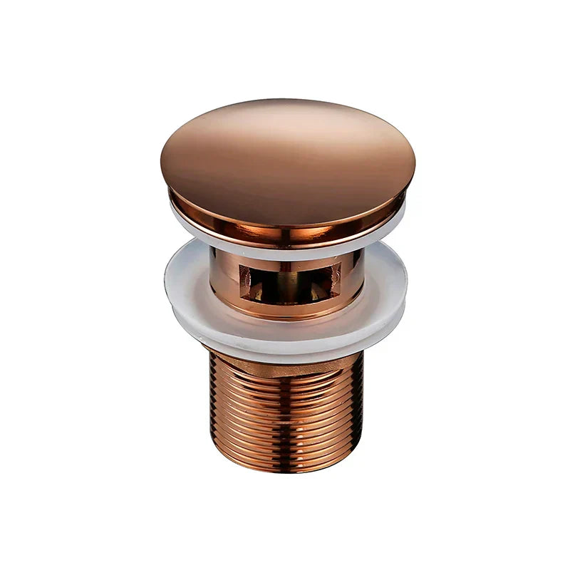Bagnolux Rose Gold Sink Drain Valve Bowlift
