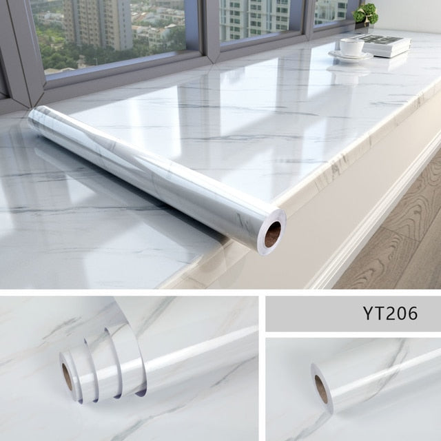 BowLift | Marble Effect Self-adhesive Waterproof Wallpaper