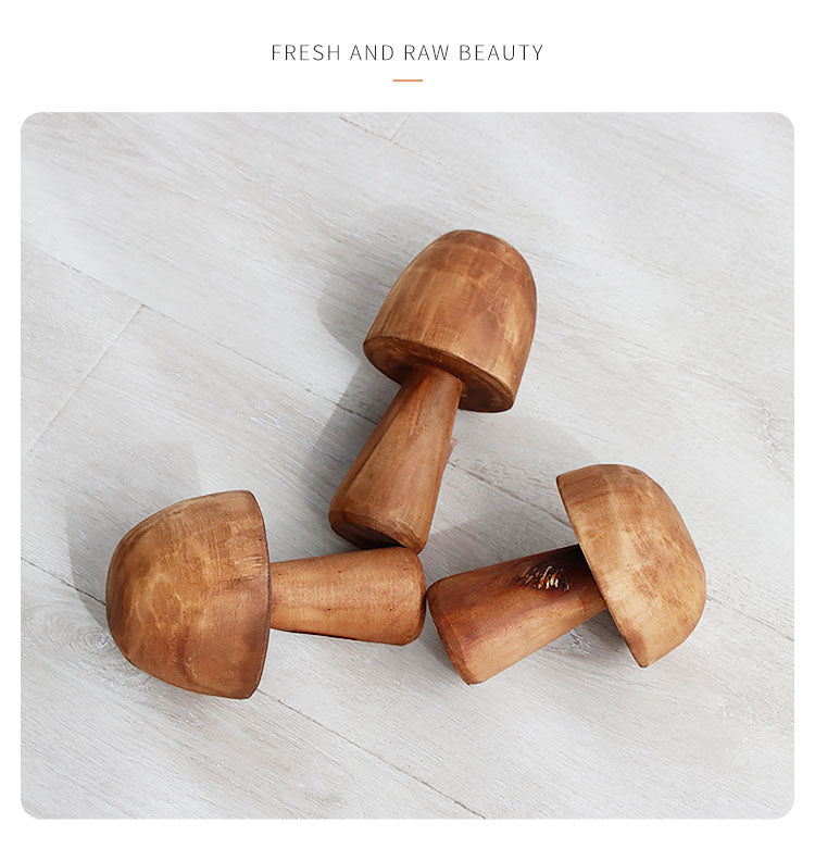 BowLift | Mushroom Solid Wood Sculpture Home Decor