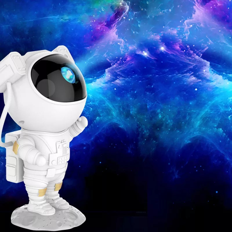 Astronaut Night Light Projector – LED Starry Sky Projector for Children's Room, Soothing Night Light with Galaxy and Space Projection, Dimmable and Adjustable | Bowlift