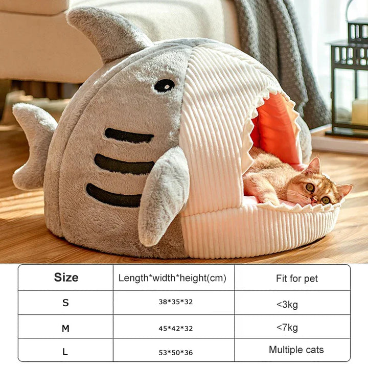 BowLift | Sleepy Shark Portable Warm Pet House