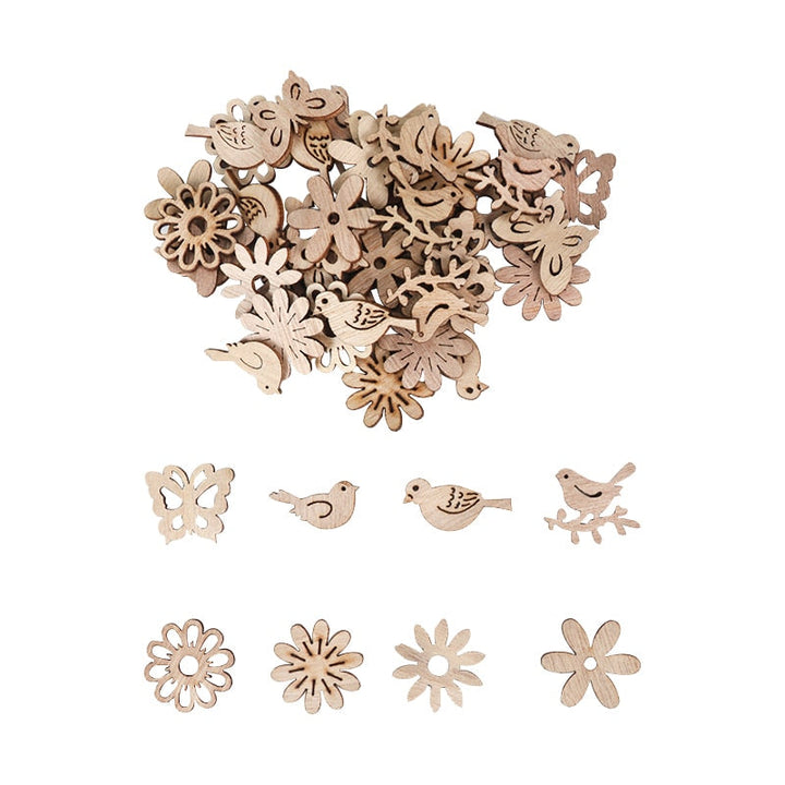 BowLift | Wooden Winter Happy Christmas Ornaments