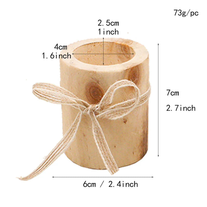 BowLift | Wood Candle Holders