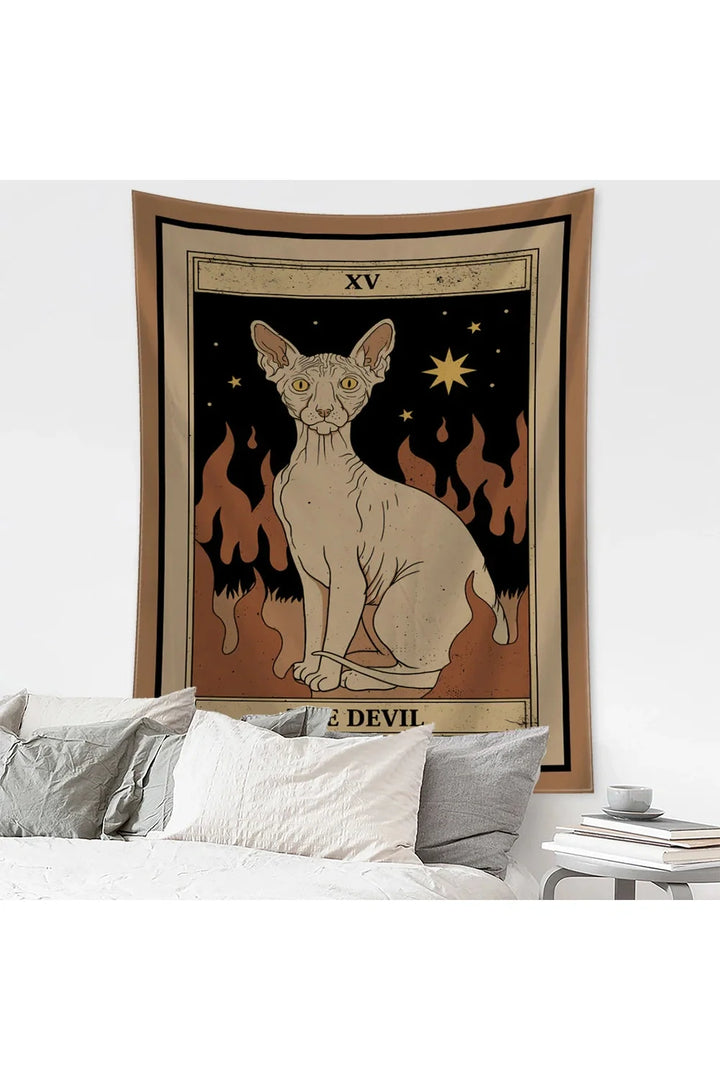 Cat Witchcraft Tapestry | Bowlift