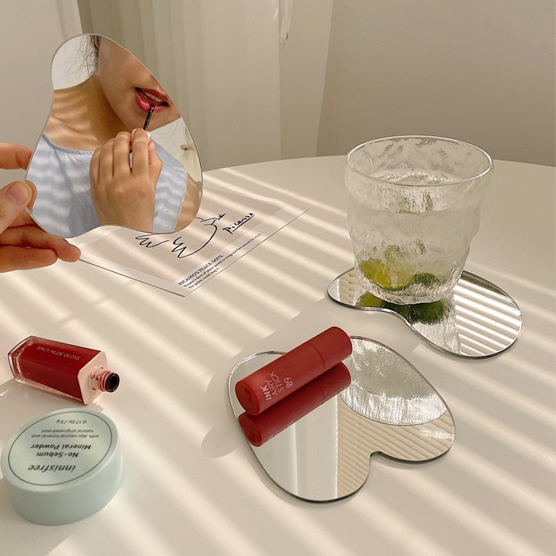 BowLift | Nordic Irregular Mirror Drink Coaster