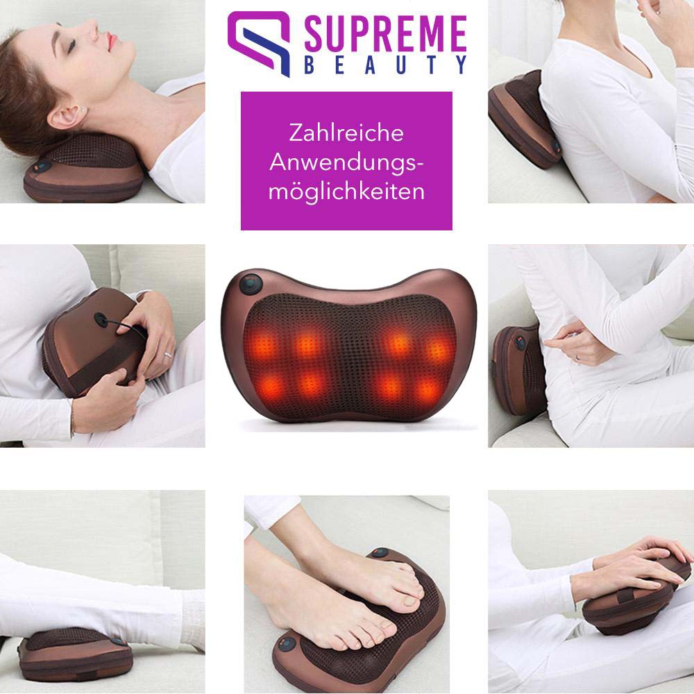 BowLift | Portable Massage Cushion with Deep Shiatsu Massage - ThermoRelax Pro