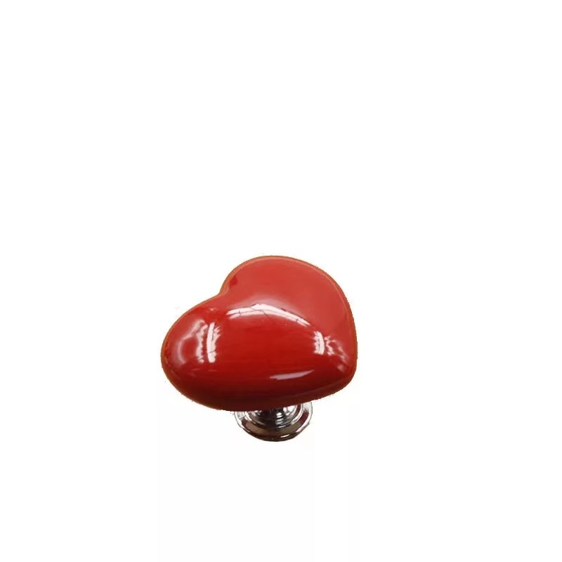 BowLift | Ceramic Heart Door Cabinet Handle