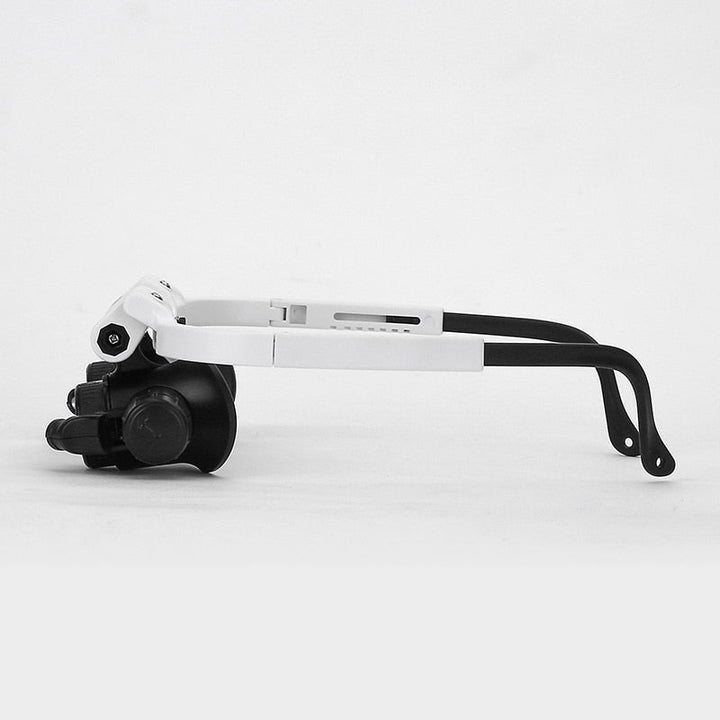 BowLift | Adjustable LED Magnifying Glasses with 8x, 15x and 23x Magnification for Hobbies and Precision Work