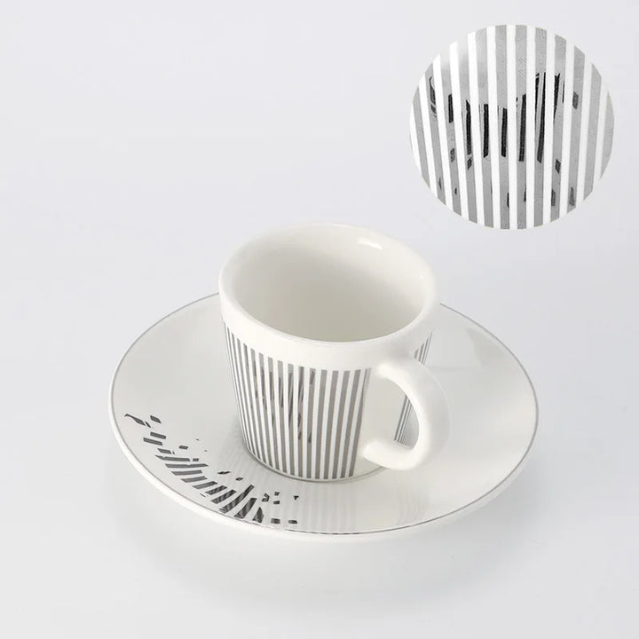 BowLift | Creative dynamic SLR cup Leopard anamorphic zebra cup Luycho coffee tea cup set with coaster 90ml-225ml