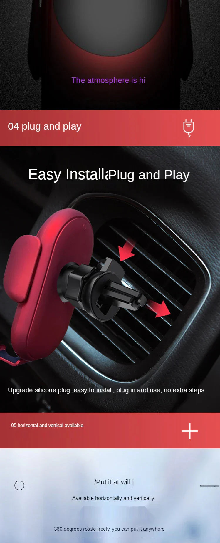 Tubby Charger - Wireless Car Charger with Sensor Bowlift