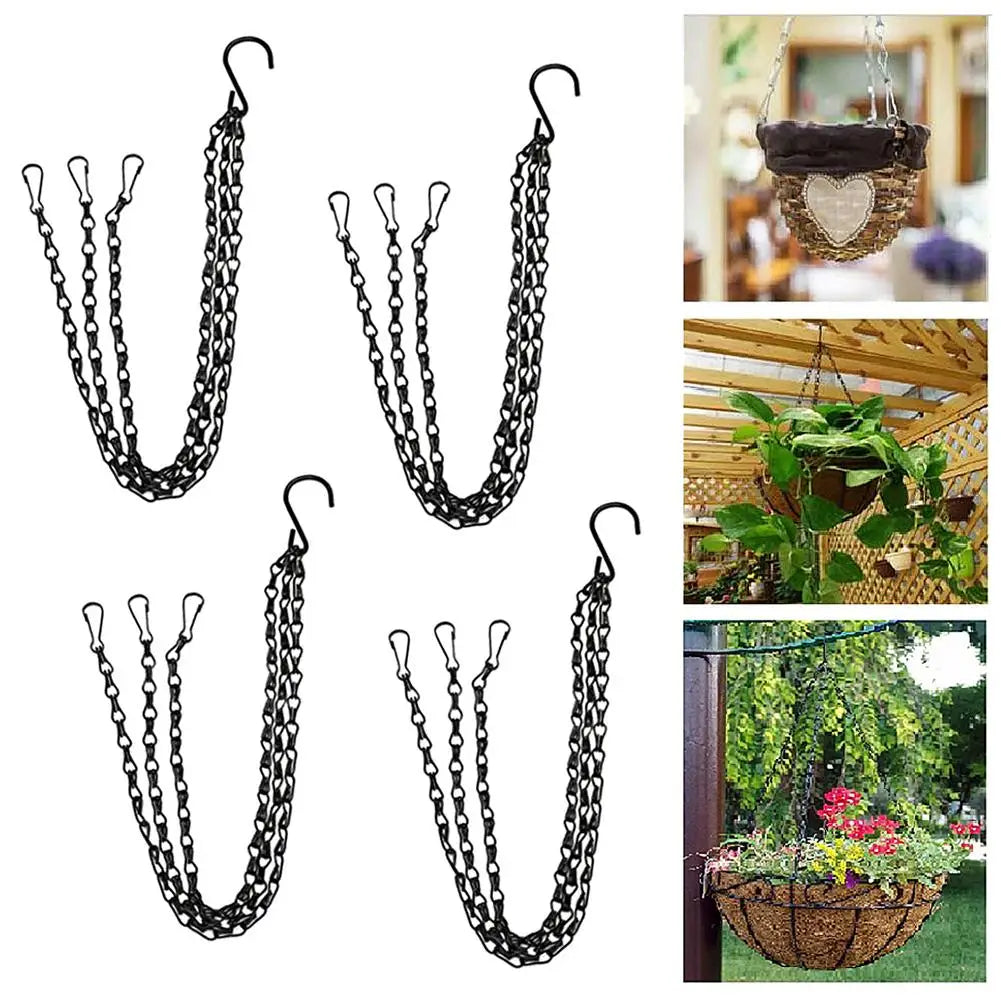 BowLift | Stable Plant Hangers with Chains – Robust Suspension for Flower Pots and Garden Plants