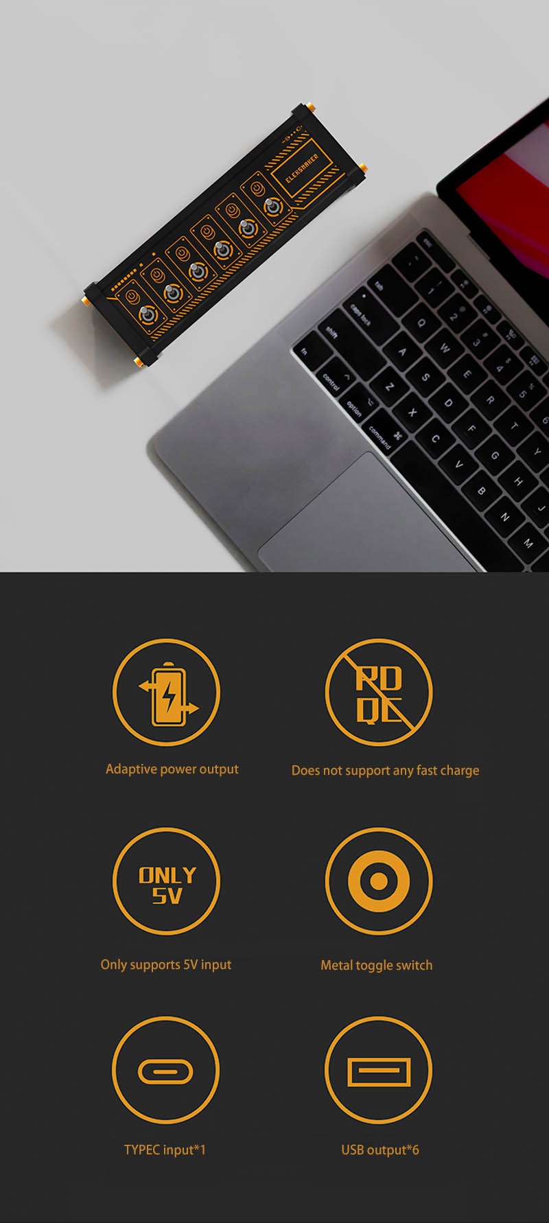 BowLift | Retro Block USB Socket
