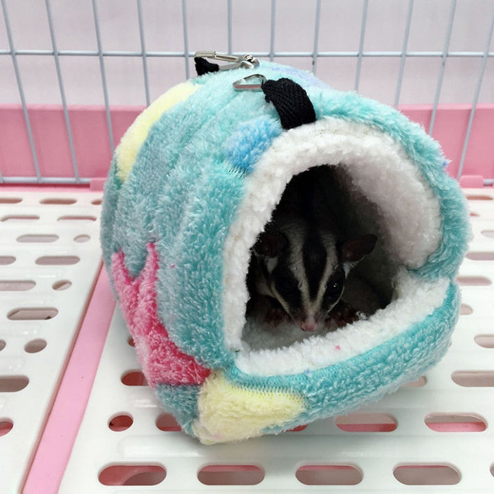 Soft Hamster House with Hammock Bowlift