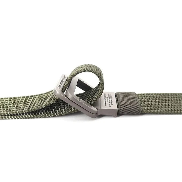 BowLift | Unisex Canvas Belt – Double Metal Ring Buckle, Adjustable