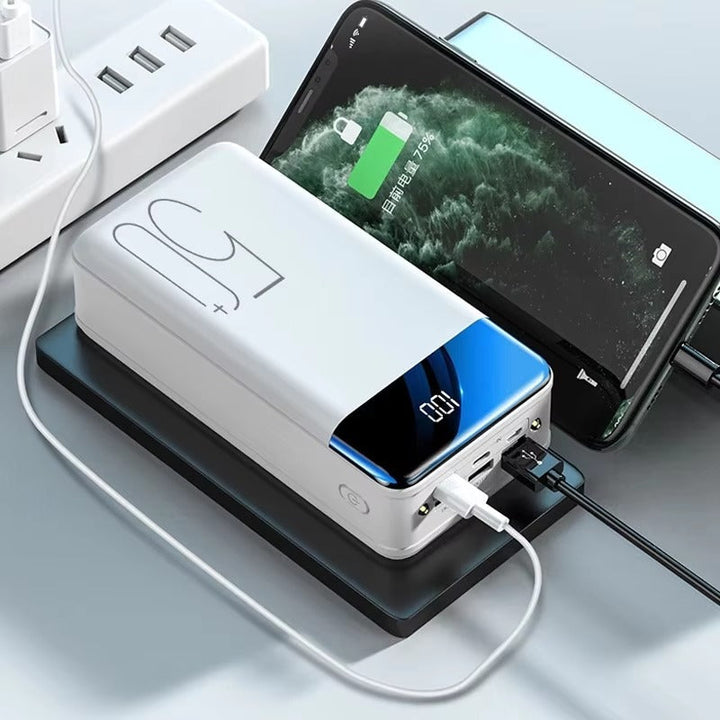 BowLift | 50,000mAh Ultra-High Capacity Power Bank – Super Fast Charging for Phones, Tablets & Laptops