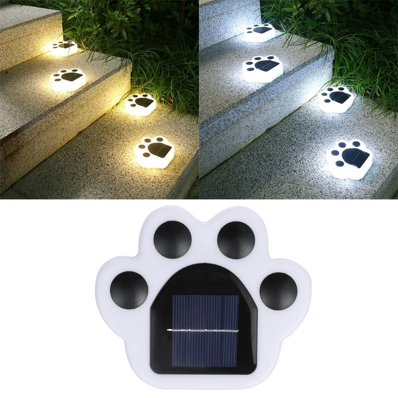 BowLift | Cat Paw Solar Powered Outdoor Floor Lamps
