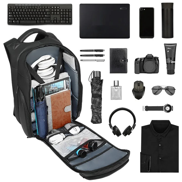 BowLift | Business Travel RFID Blocking Pocket Multi-Layer Backpack