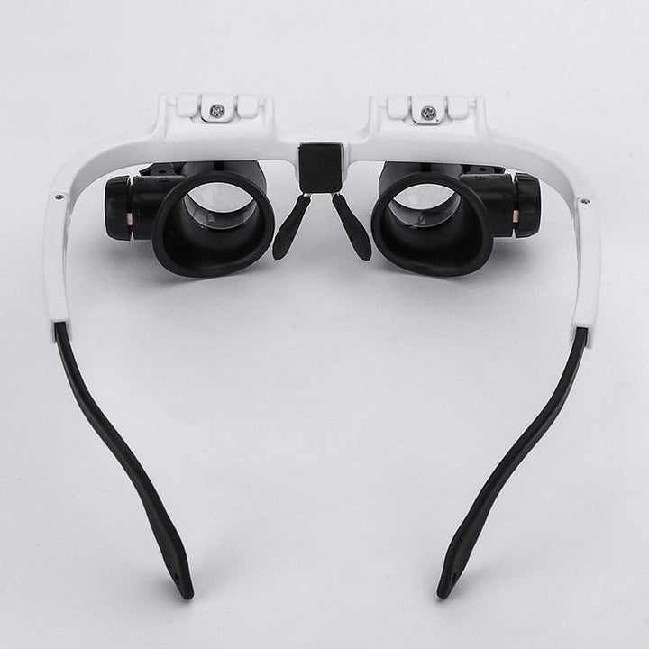 BowLift | Adjustable LED Magnifying Glasses with 8x, 15x and 23x Magnification for Hobbies and Precision Work