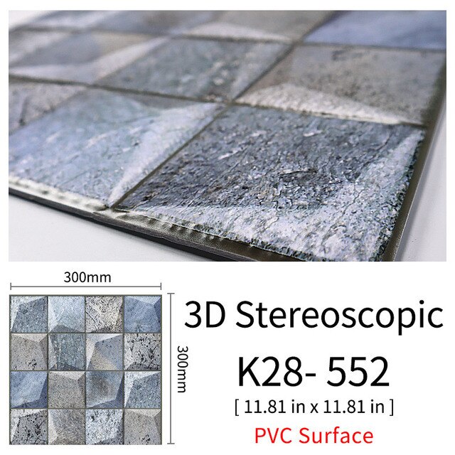 BowLift | 3D Self-Adhesive Cobblestone Wall Stickers