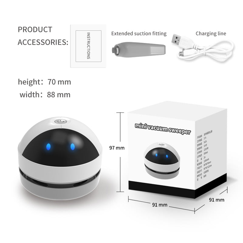 BowLift | USB Charging Mini Vacuum Cleaner